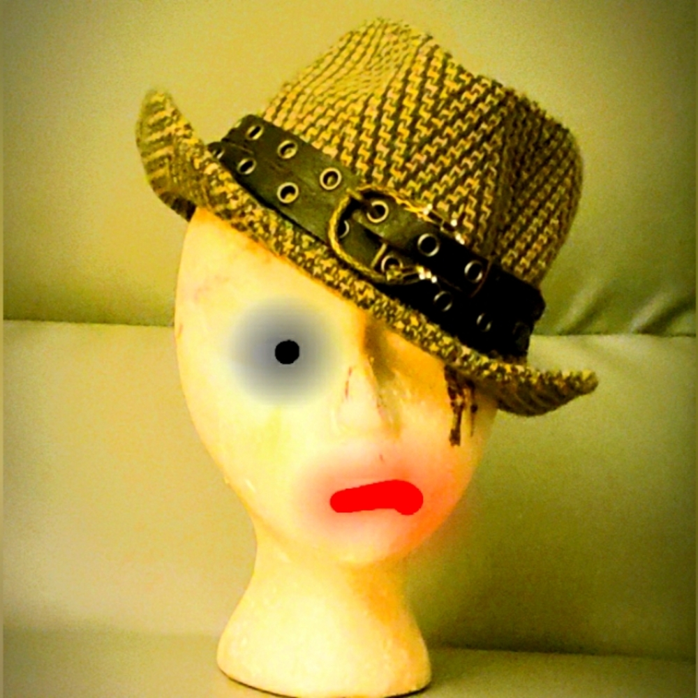 One-of-a-Kind DOUBLE Leather Strapped Fedora